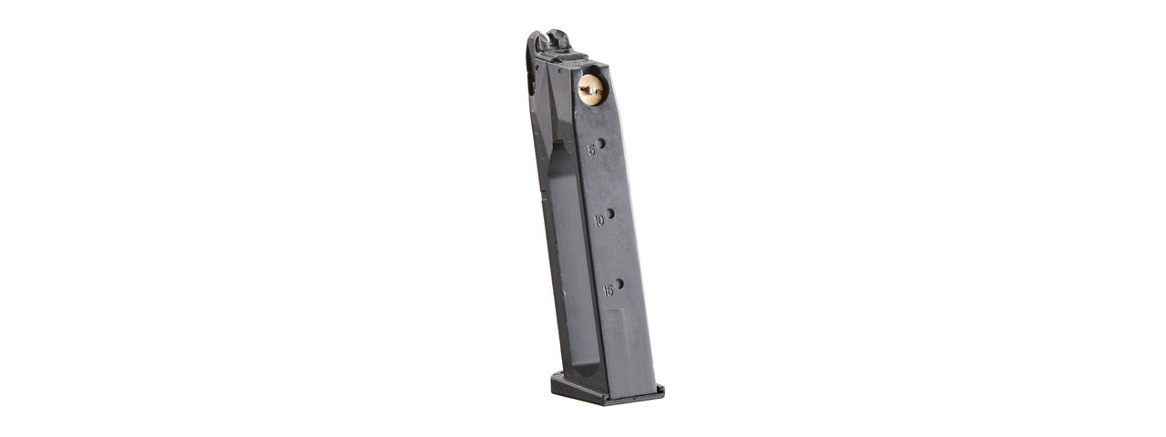 Well Fire G195 M9 24 Round Co2 Magazine (Color: Black) - Click Image to Close